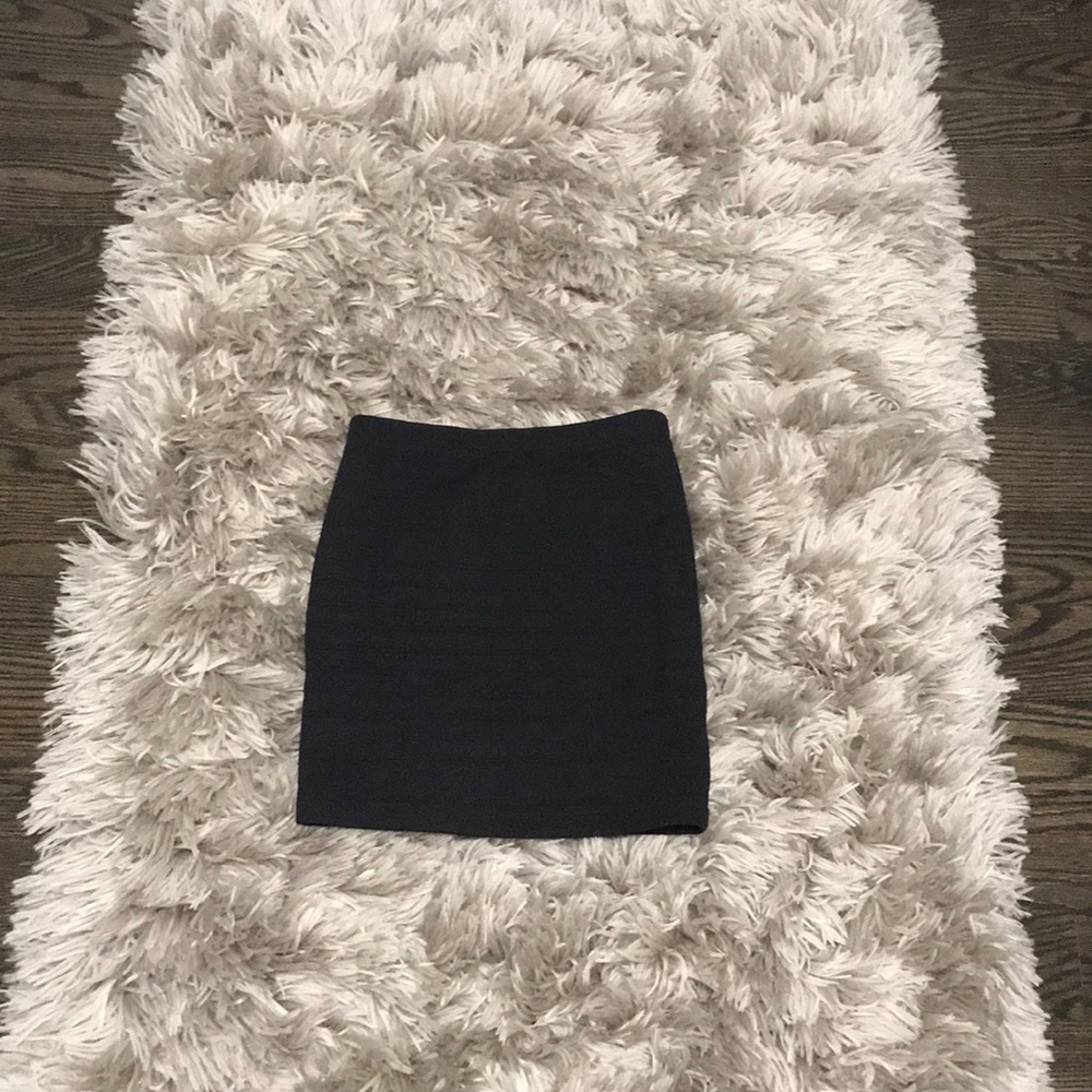 Girls black mini skirt